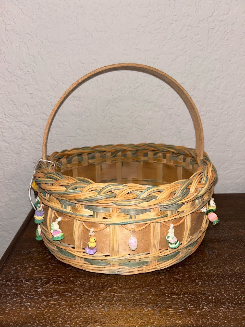 Handmade Easter Bunny Egg Ornament Basket
